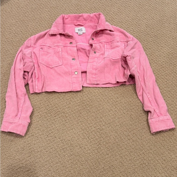 BDG Jackets & Blazers - BDG Pink Corduroy Jacket
